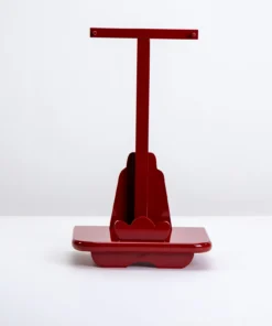 Red Lacquered Display Stand (Tall)