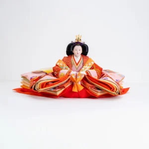 Sakura Momo Empress Doll (Orange-Pink Patterned)