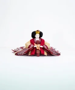 Ebi Shiro Empress Doll (Maroon & White Striped, Style B)