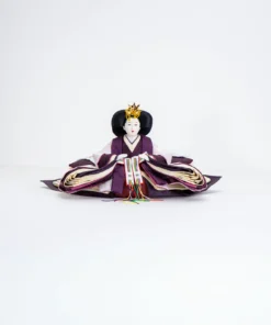 Sumizome Empress Doll (Dark & White Striped)