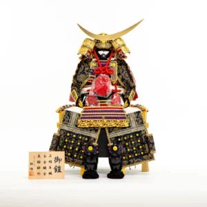 Gaho Shoryu Samurai Armor Display (Black & Gold)