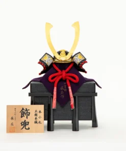 Tatsuhiro Naguwa Kabuto Helmet Display (Long Crescent Crest)