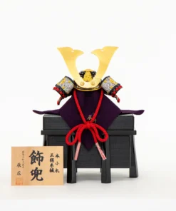 Tatsuhiro Chuguwa Kabuto Helmet Display (Medium Crescent Crest)