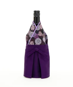 Purple Kimono Wine Bottle Cover (Men's)