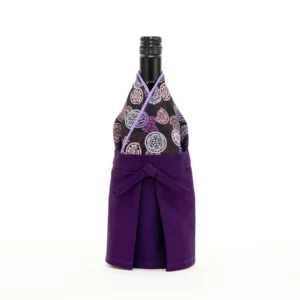 Purple Kimono Wine Bottle Cover (Men's)