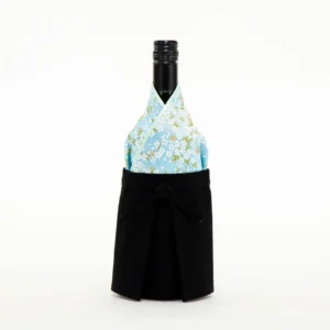 Teal Kimono Wine Bottle Cover (Men's)