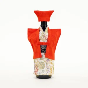 Kanreki Red Kimono Wine Bottle Cover